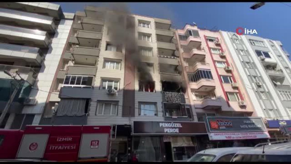 Torbalı'da ev yangını paniğe neden oldu