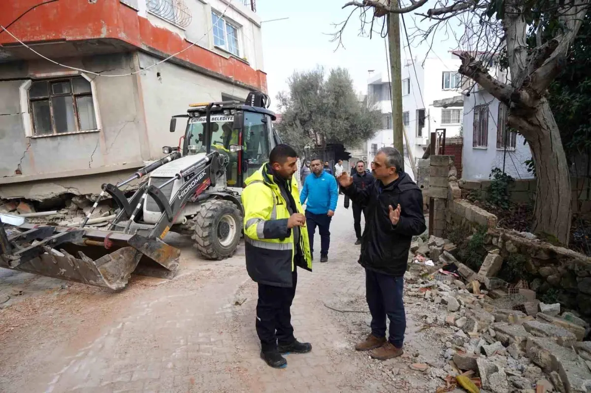 Başkan Çiftçi: "Defne\'de hayatı normale döndürmek için çalışıyoruz"