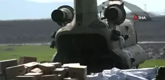 Devlet yardımları hem havadan, hem de karadan ulaştırıyor