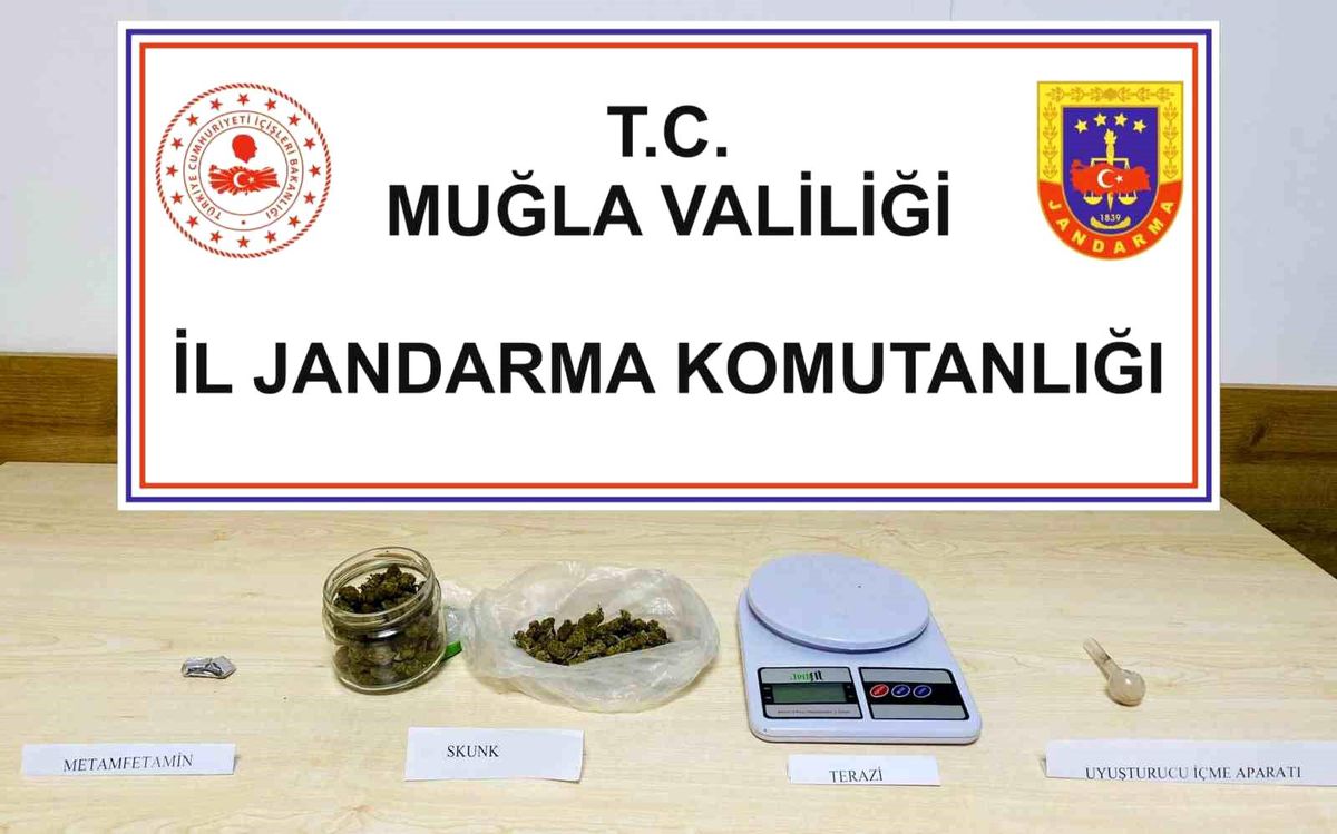 Fethiye\'de uyuşturucu operasyonunda 1 şüpheli yakalandı