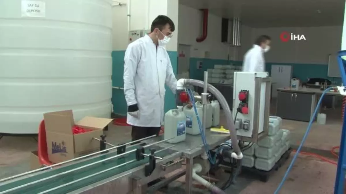 Meslek lisesinden deprem bölgesine 39 ton hijyen malzemesi