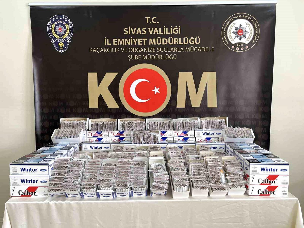 Sivas\'ta kaçakçılığa yer yok, binlercesi ele geçirildi