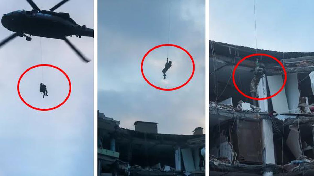 Yıkımına ara verilen sitede film gibi kedi kurtarma operasyonu