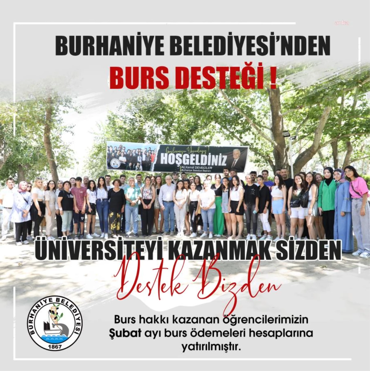 Burhaniye Belediyesi, Üniversite Öğrencilerinin Şubat Ayı Burslarını Hesaplarına Yatırdı