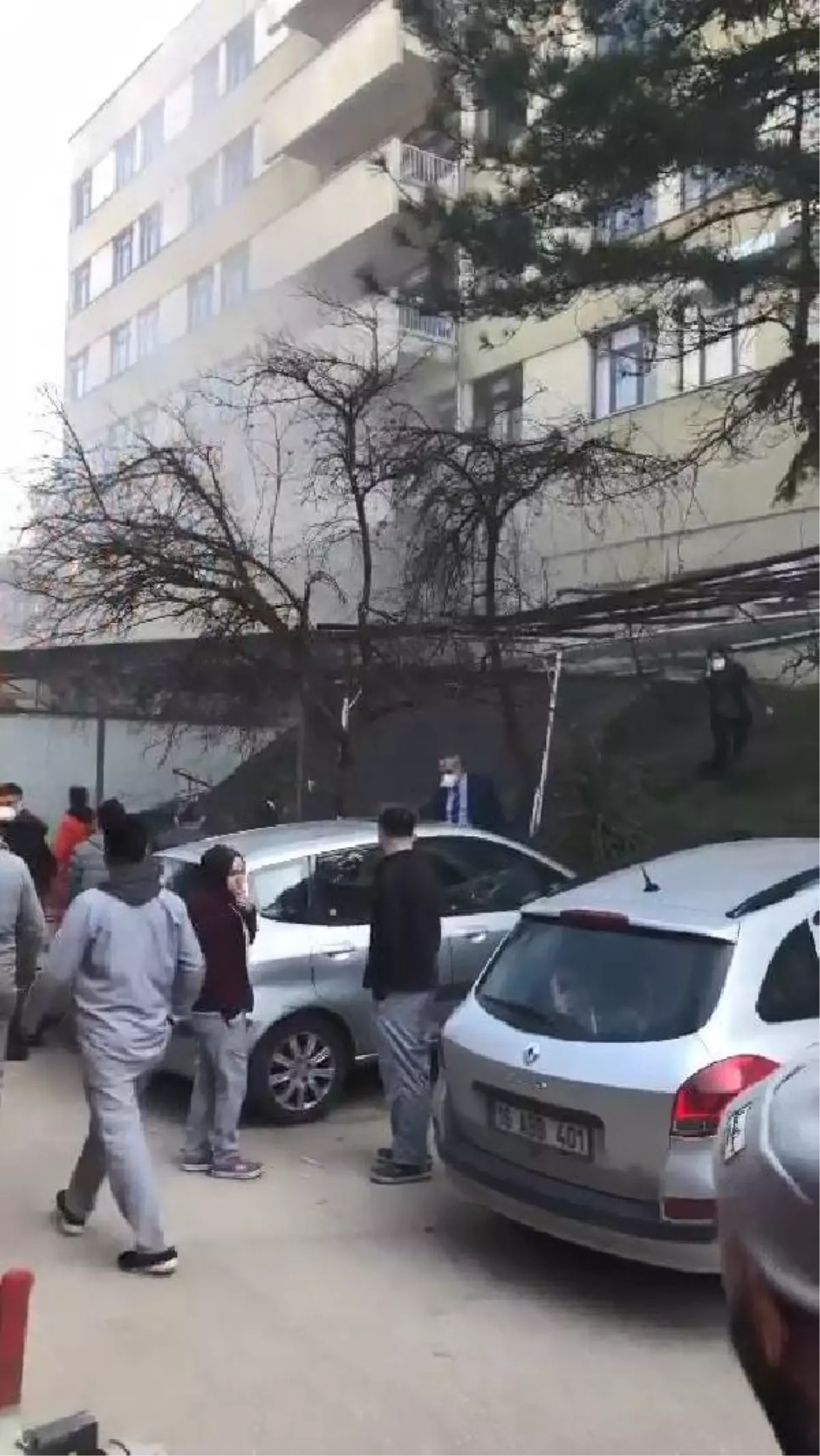 HASTANENİN KAZAN DAİRESİNDE YANGIN ÇIKTI; HASTALAR TAHLİYE EDİLDİ