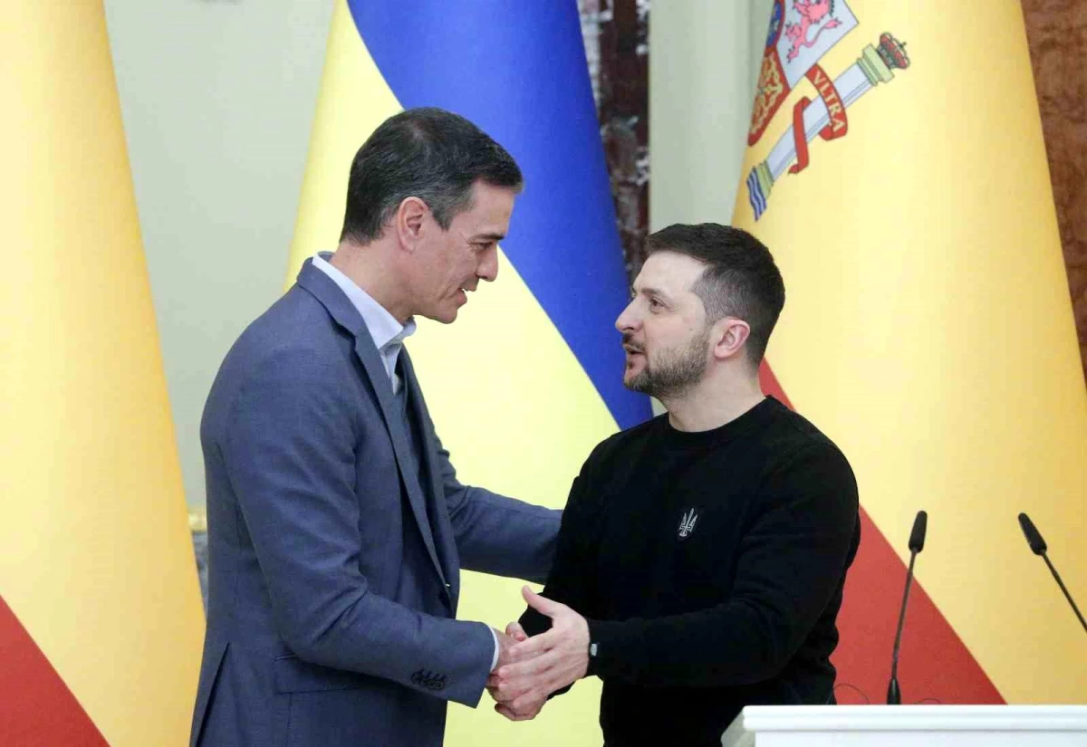 İspanya Başbakanı Sanchez, Kiev\'de