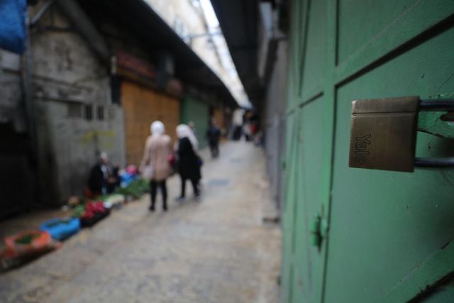 İsrail Baskınının Ardından Kudüs'ün Eski Şehir Bölgesinde Genel Grev İsrail Baskınının Ardından Kudüs'ün Eski Şehir Bölgesinde Genel Grev