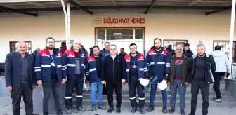 Rektör Altun, Kahramanmaraş'taki ERÜ ekibini ziyaret etti