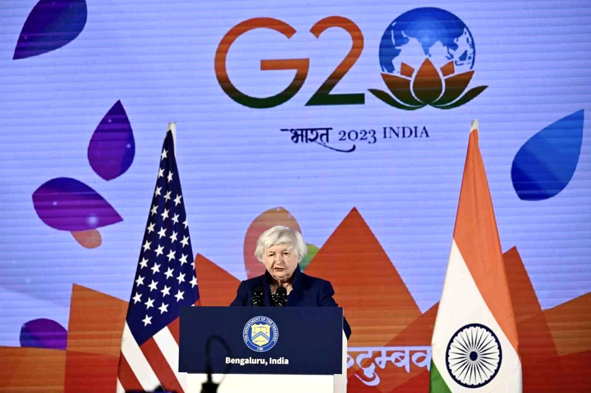 ABD Hazine Bakanı Yellen, G20\'de Rus yetkilileri hedef aldı