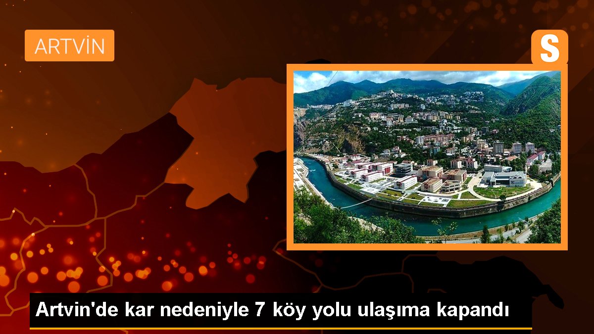 Rize ve Artvin\'de kar nedeniyle 42 köye ulaşım sağlanamıyor