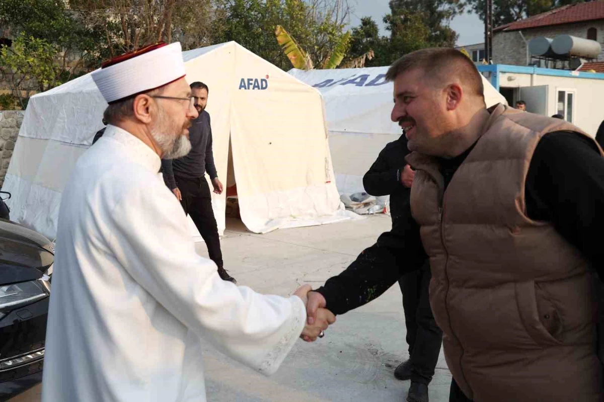Diyanet İşleri Başkanı Erbaş\'tan Hatay\'da Saint İlyas Rum-Ortodoks Kilisesine ziyaret