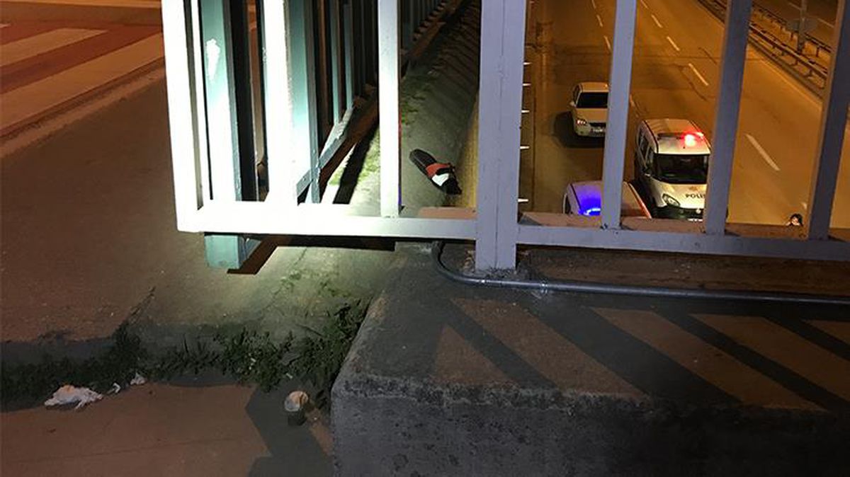 Köprüden tünele düşen adam hayatını kaybetti