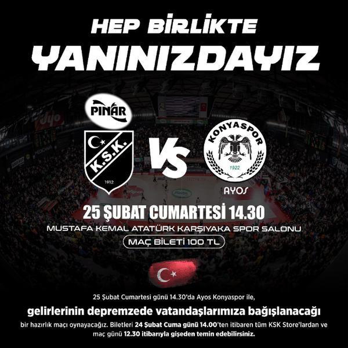Pınar Karşıyaka depremzedeler için parkede