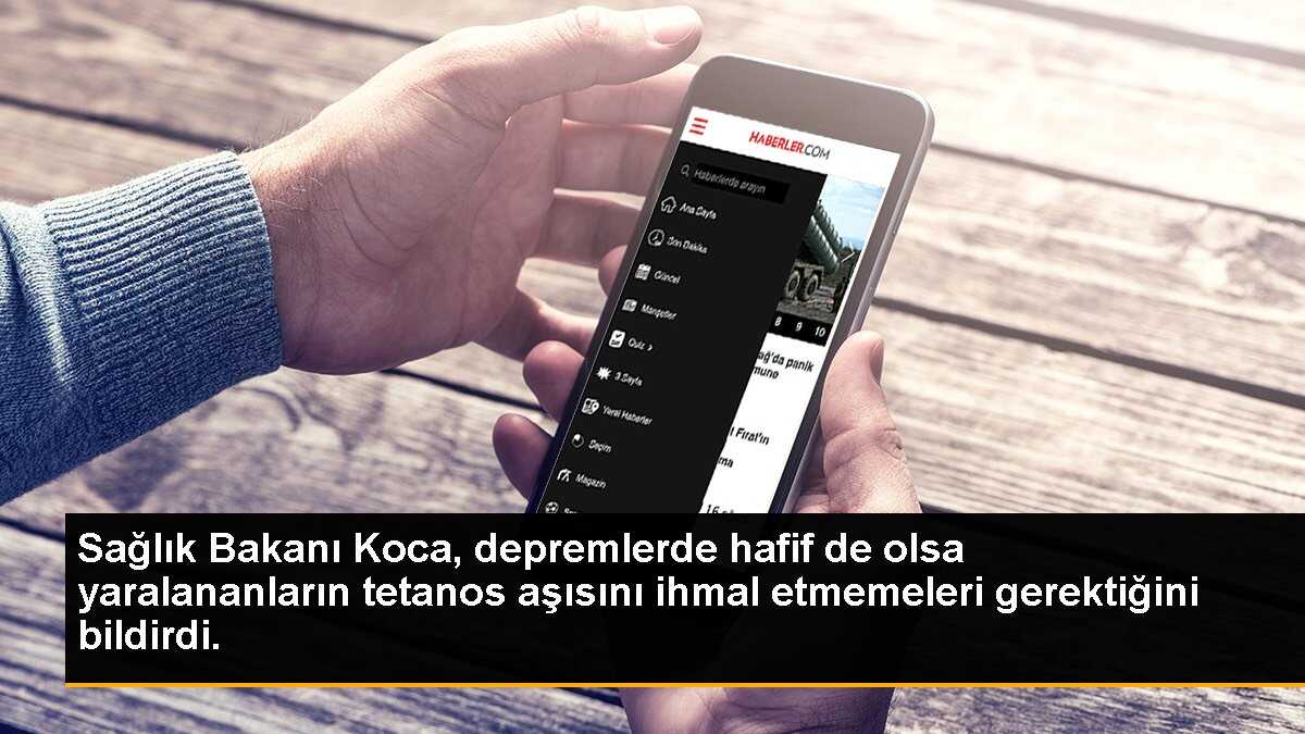 Sağlık Bakanı Koca, Kahramanmaraş\'ta açıklamada bulundu Açıklaması