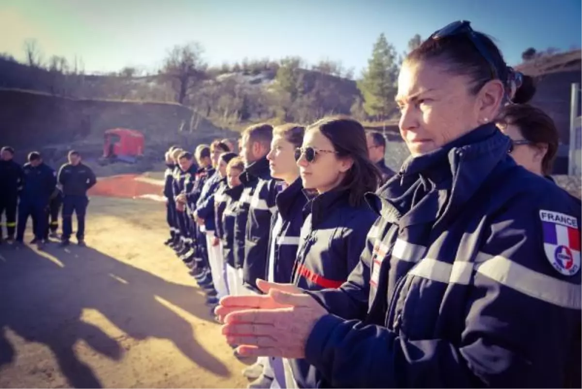 Adıyaman\'daki Fransız sahra hastanesinde görev değişimi