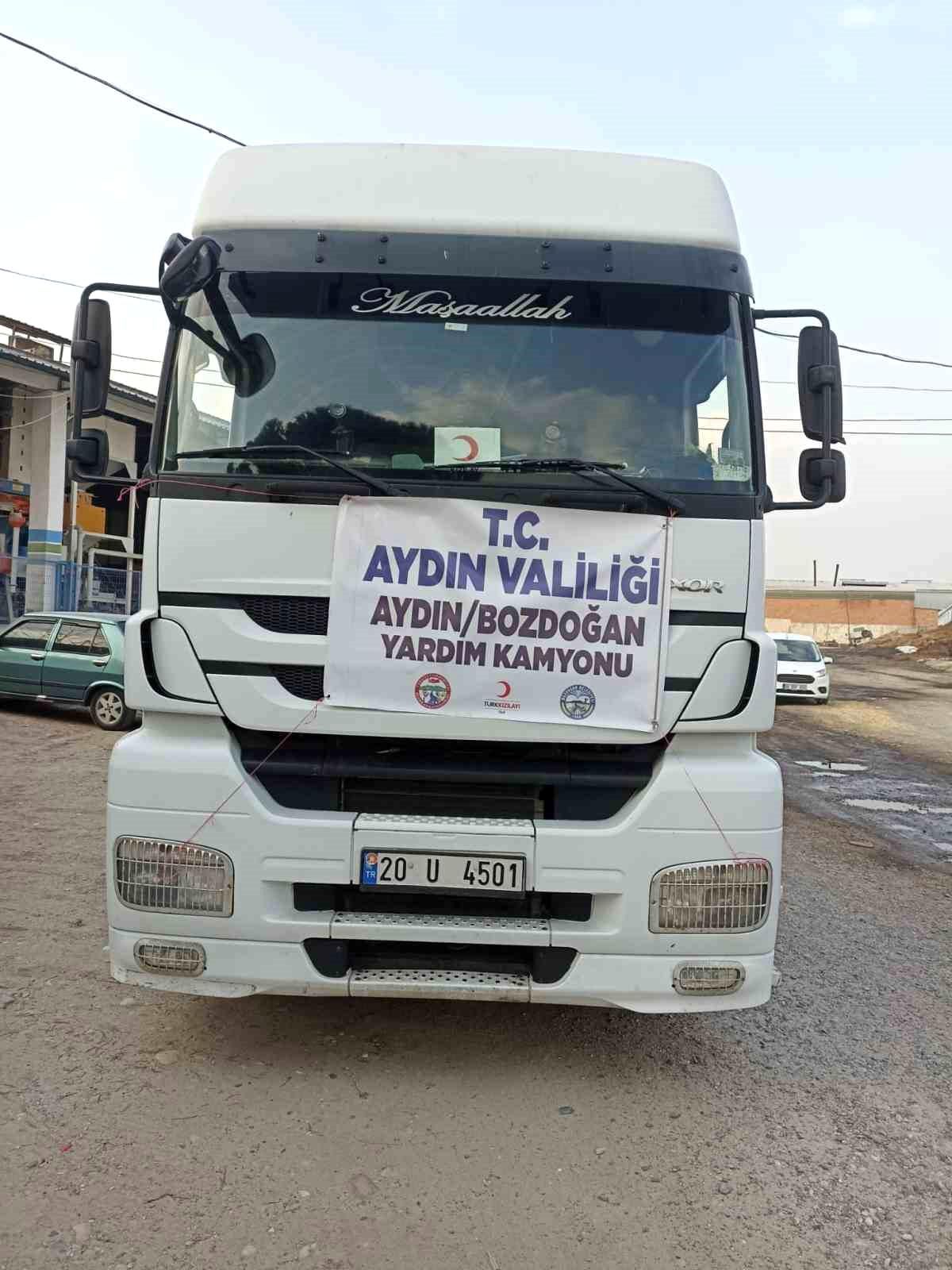Aydın\'dan Malatya\'ya yem desteği
