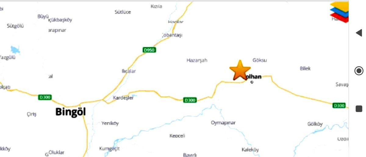 Bingöl'de korkutan deprem