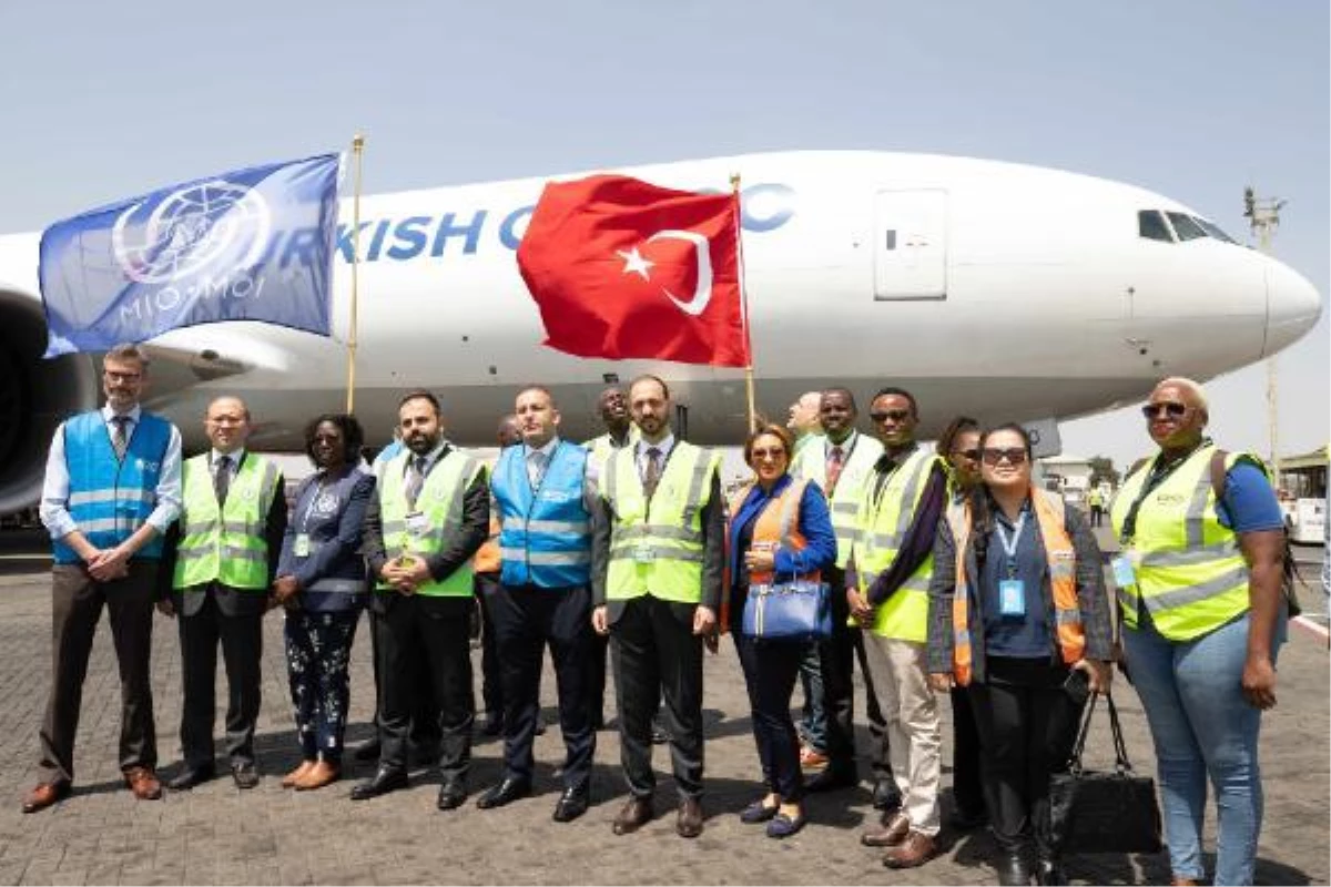 BM Göç Örgütü\'nün 240 tonluk yardımı Kenya\'dan Türkiye\'ye geldi