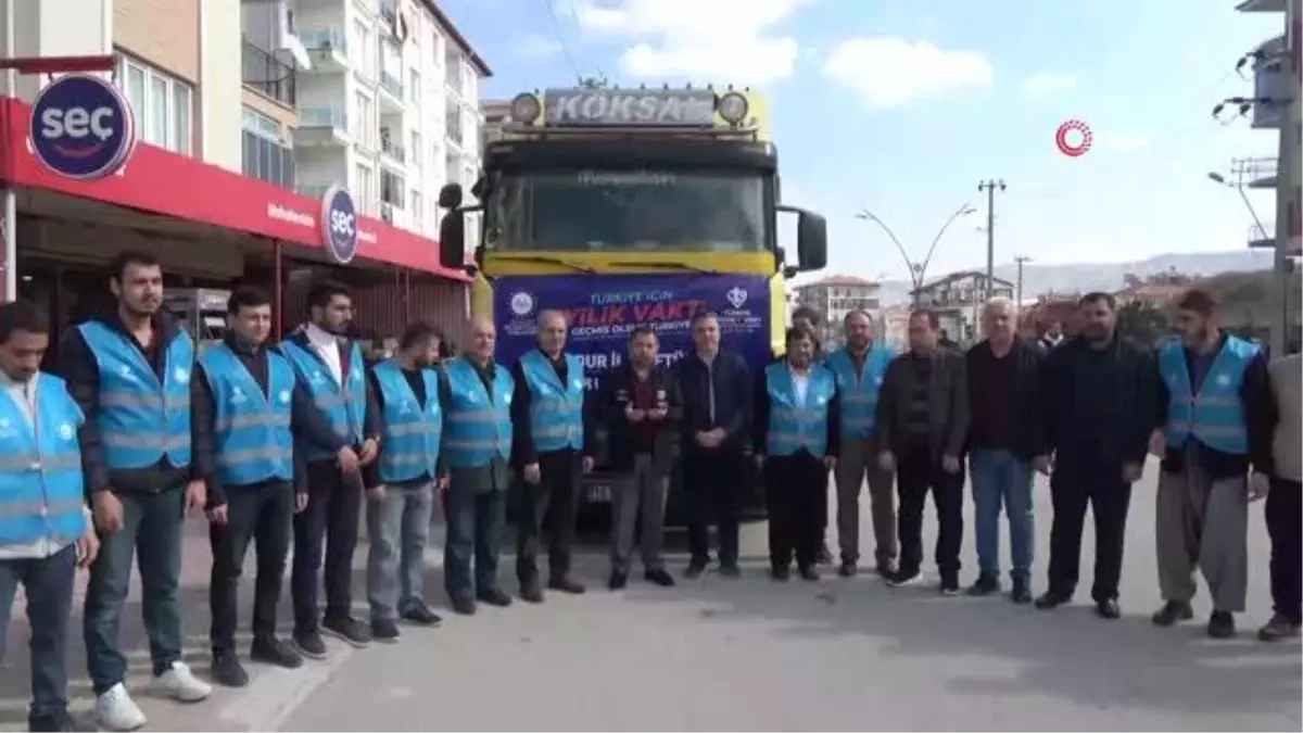 Burdur Müftülüğü\'nden Hatay\'a kahvaltılık gıda yardımı