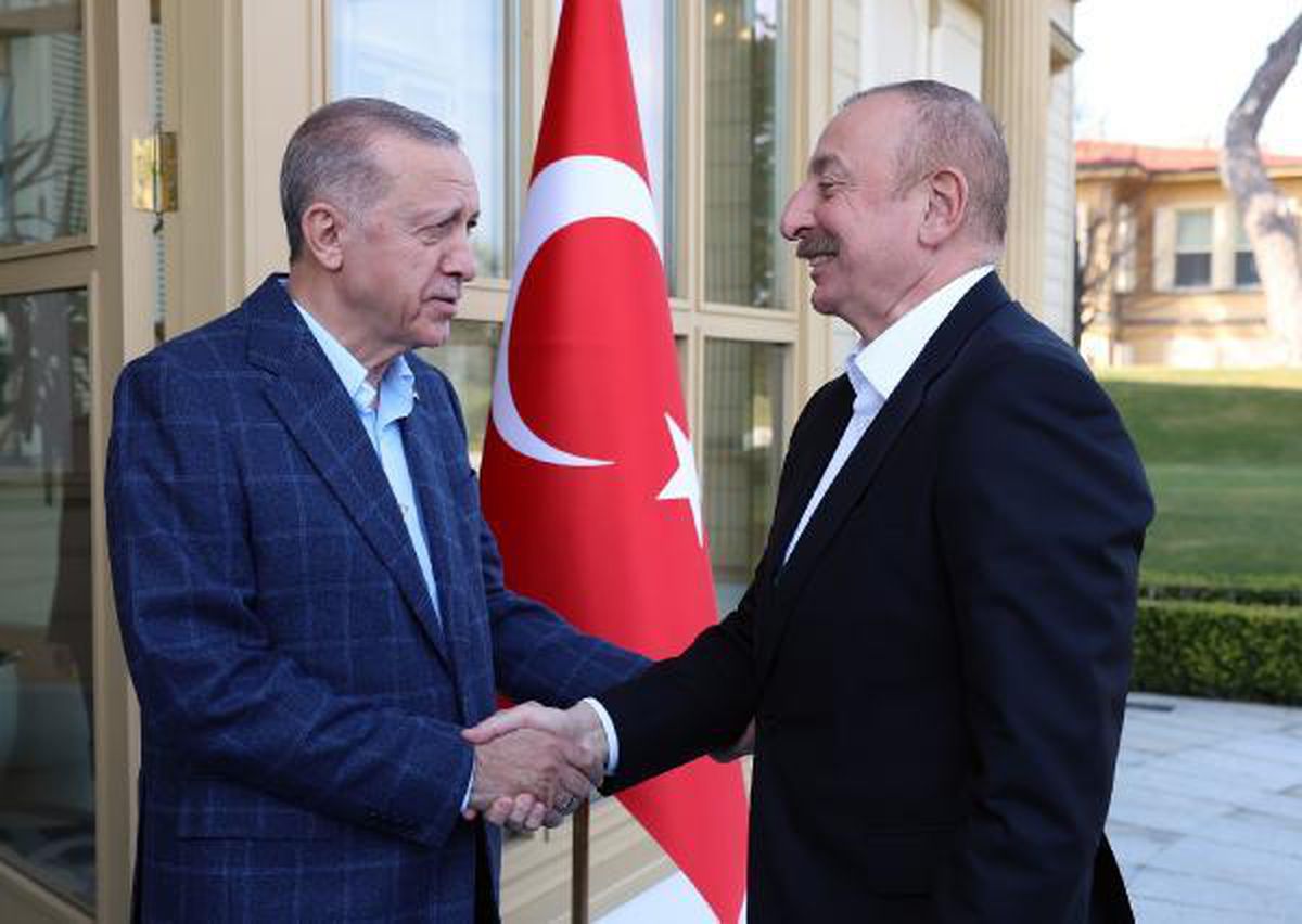 Erdoğan Azerbaycan Cumhurbaşkanı Aliyev'i kabul ediyor - 2