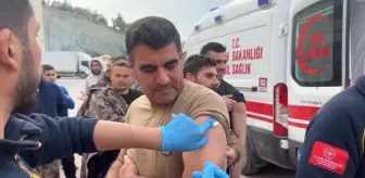 Hatay'da depremzedelere tetanos aşısı