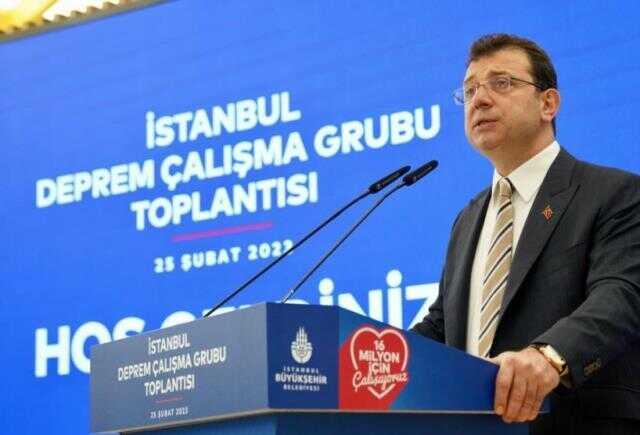 İstanbul 'Deprem Bilim Üst Kurulu' Toplantısında Konuşan İmamoğlu