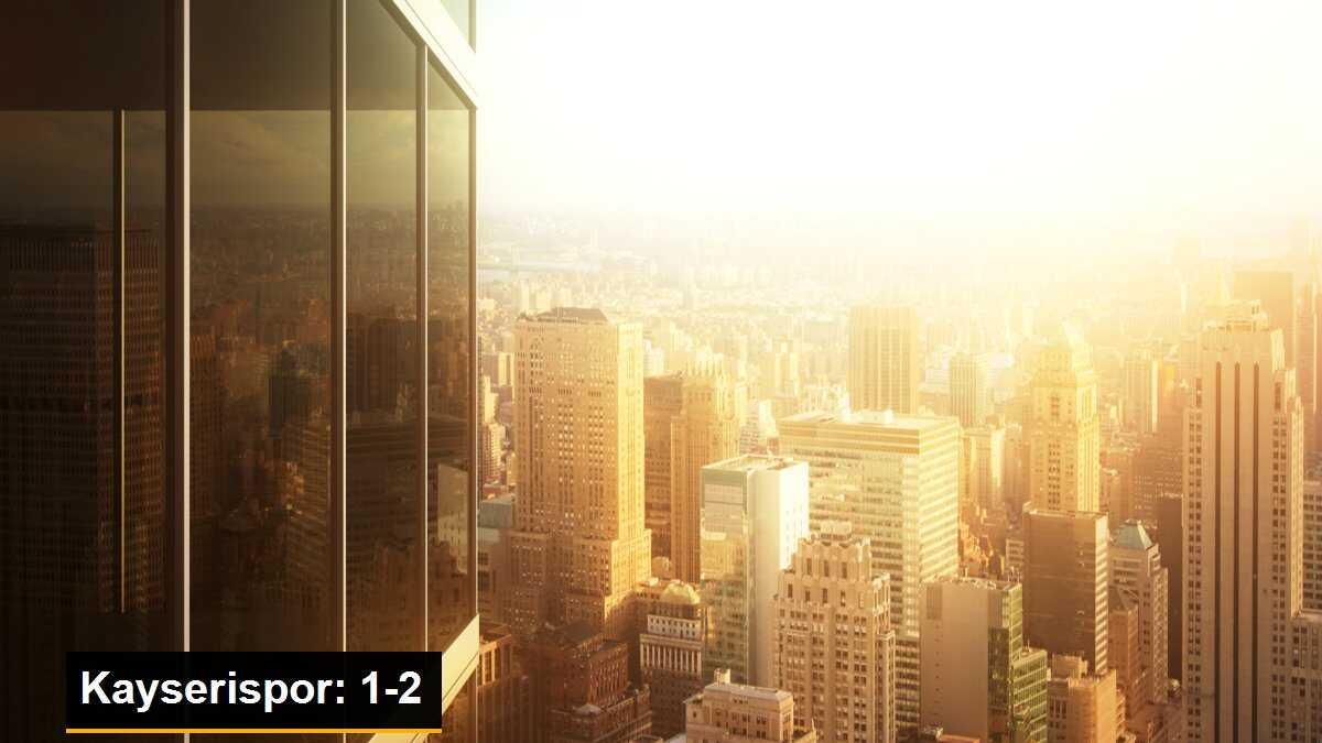 Kayserispor: 1-2