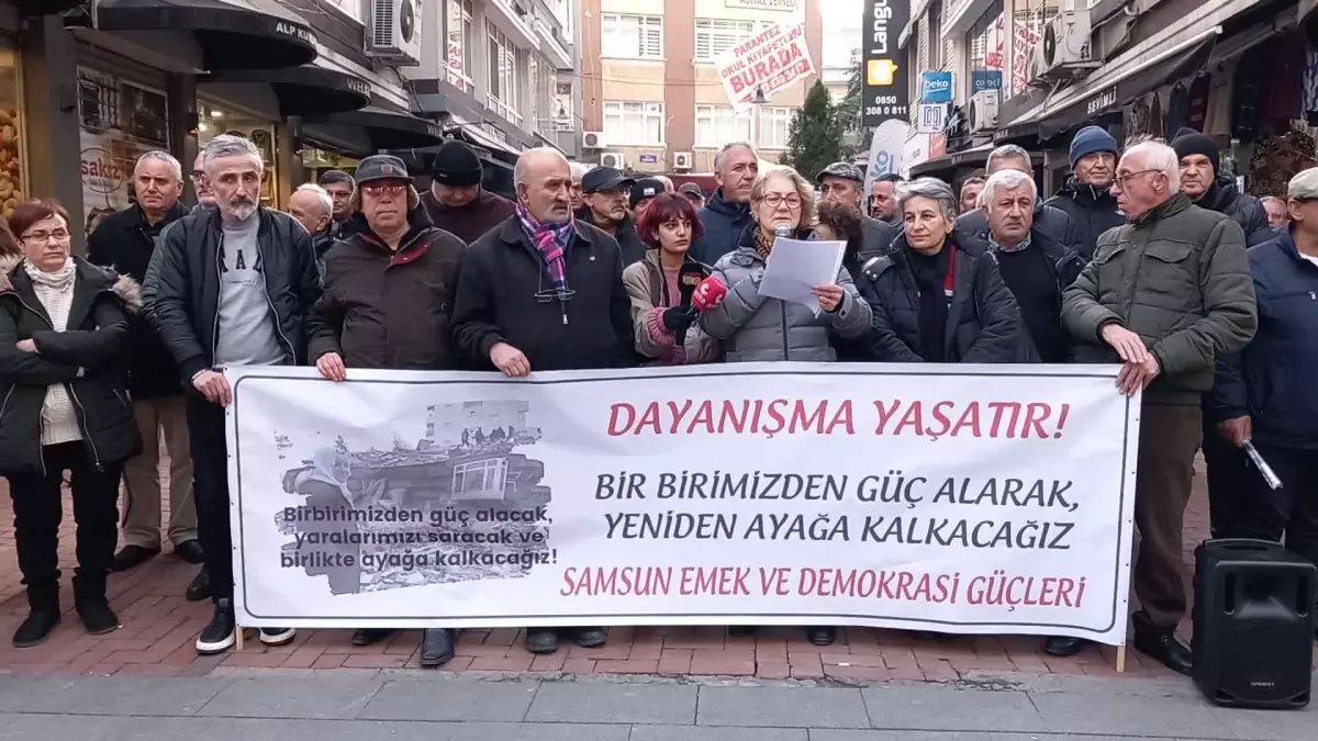 Samsun Emek ve Demokrasi Güçleri: "Samsun Valiliği Depremzedelerle Dayanışmayla İlgili Bilgileri Güncelleyerek Bizimle Paylaşsın"