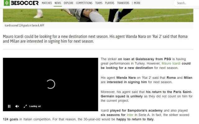 Kötü haberi Wanda verdi! Galatasaray ve Icardi aşkı bitiyor Kötü haberi Wanda verdi! Galatasaray ve Icardi aşkı bitiyor