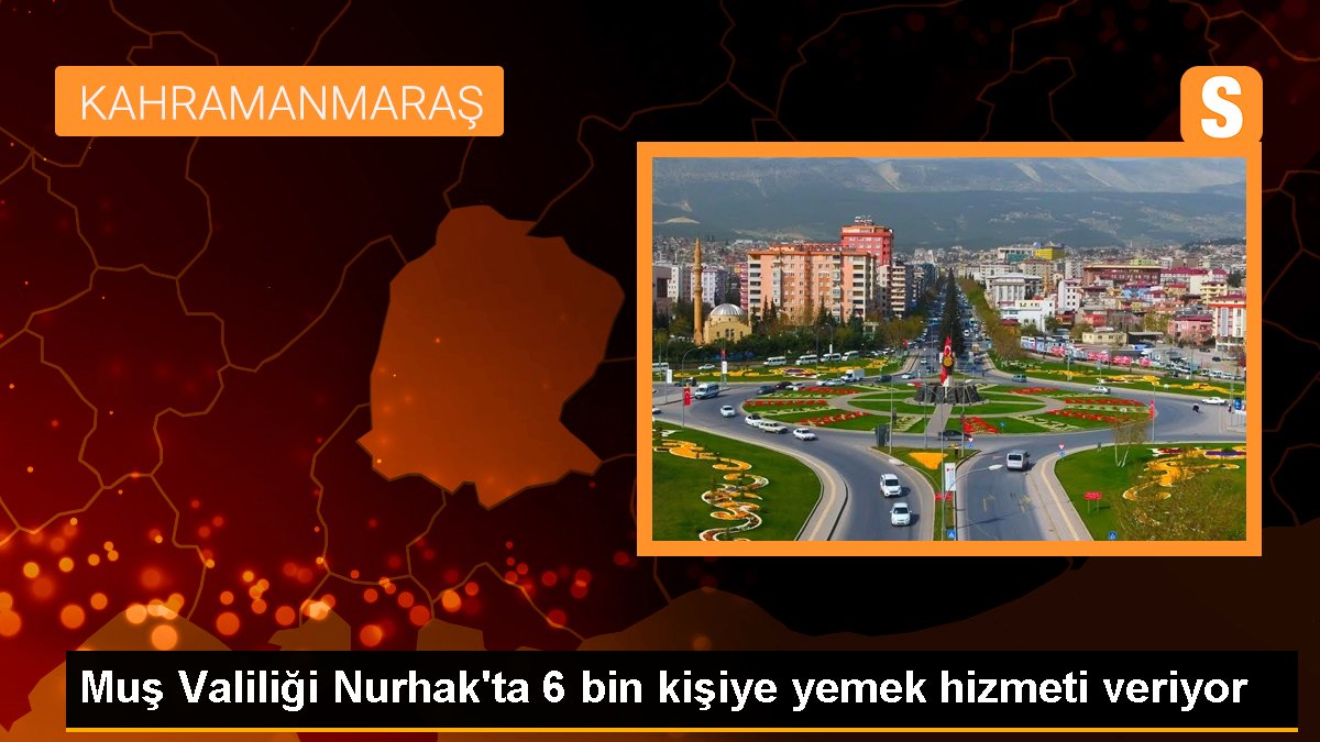 Muş Valiliği Nurhak\'ta 6 bin kişiye yemek hizmeti veriyor