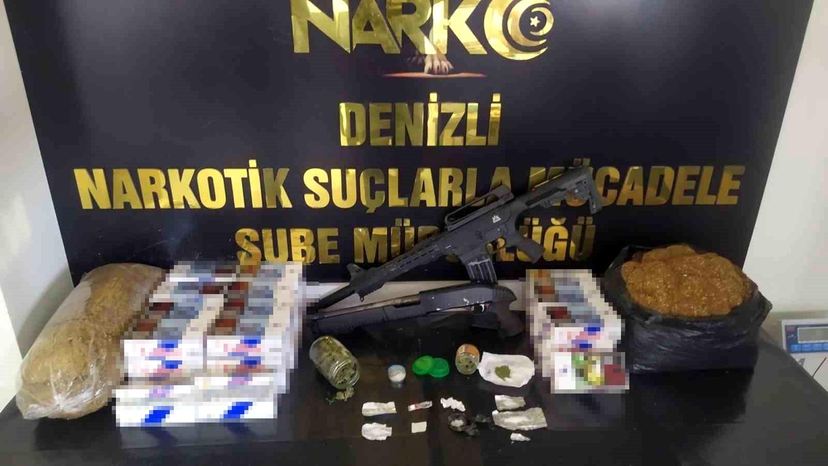 Denizli\'de 16 zehir taciri tutuklandı