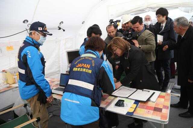 Japonya en büyük sahra hastanesini Gaziantep'te kurdu Japonya en büyük sahra hastanesini Gaziantep'te kurdu