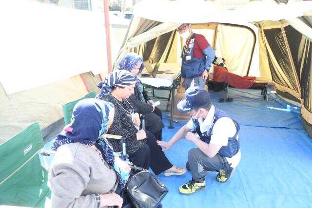 Japonya en büyük sahra hastanesini Gaziantep'te kurdu Japonya en büyük sahra hastanesini Gaziantep'te kurdu