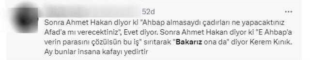 Kızılay Başkanı Kınık, canlı yayında 'Satılan çadırların parasını Ahbap'a iade edin' teklifine böyle yanıt verdi: Bakarız