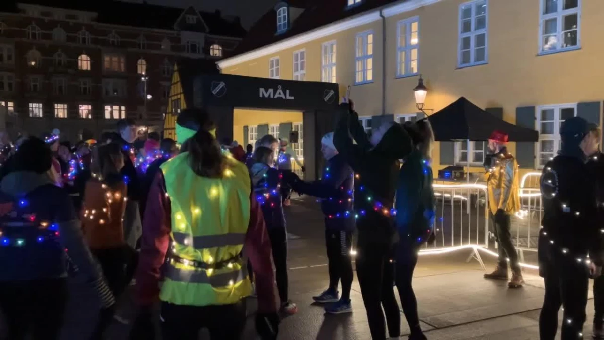 Kopenhag Işık Festivali Sokakları Aydınlattı