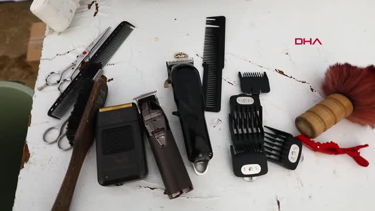 MALATYA-BAŞAKŞEHİRLİ BERBERLERDEN DEPREM BÖLGESİNDE GÖNÜLLÜ HİZMET