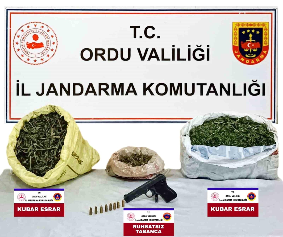 Ordu\'da uyuşturucu ticareti yapan 1 kişi tutuklandı