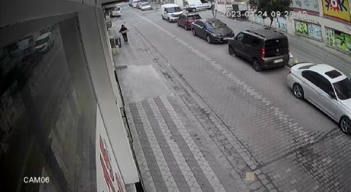 Sultangazi\'de hırsızlık kamerada
