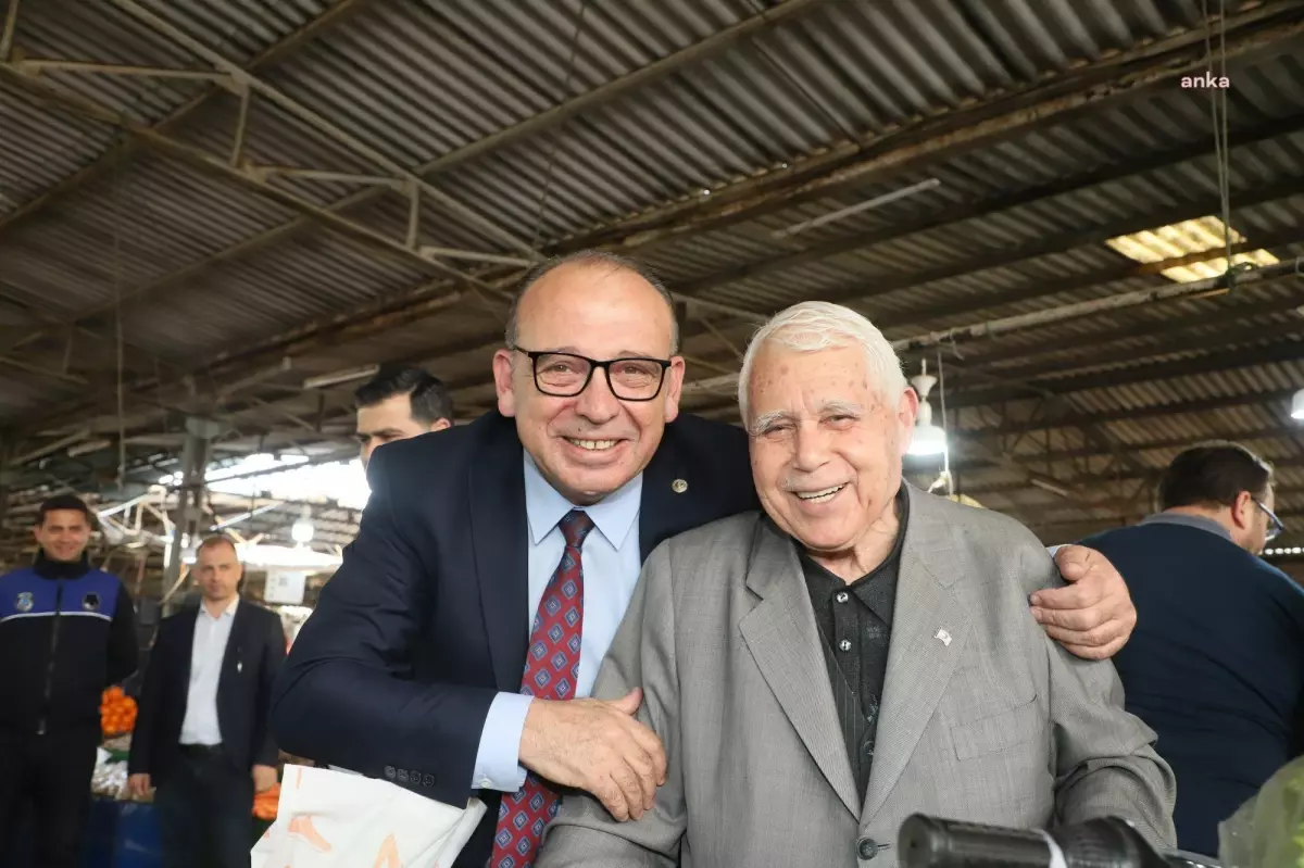 Turgutlu Belediye Başkanı Akın, Pazartesi Pazarı\'nı Ziyaret Etti