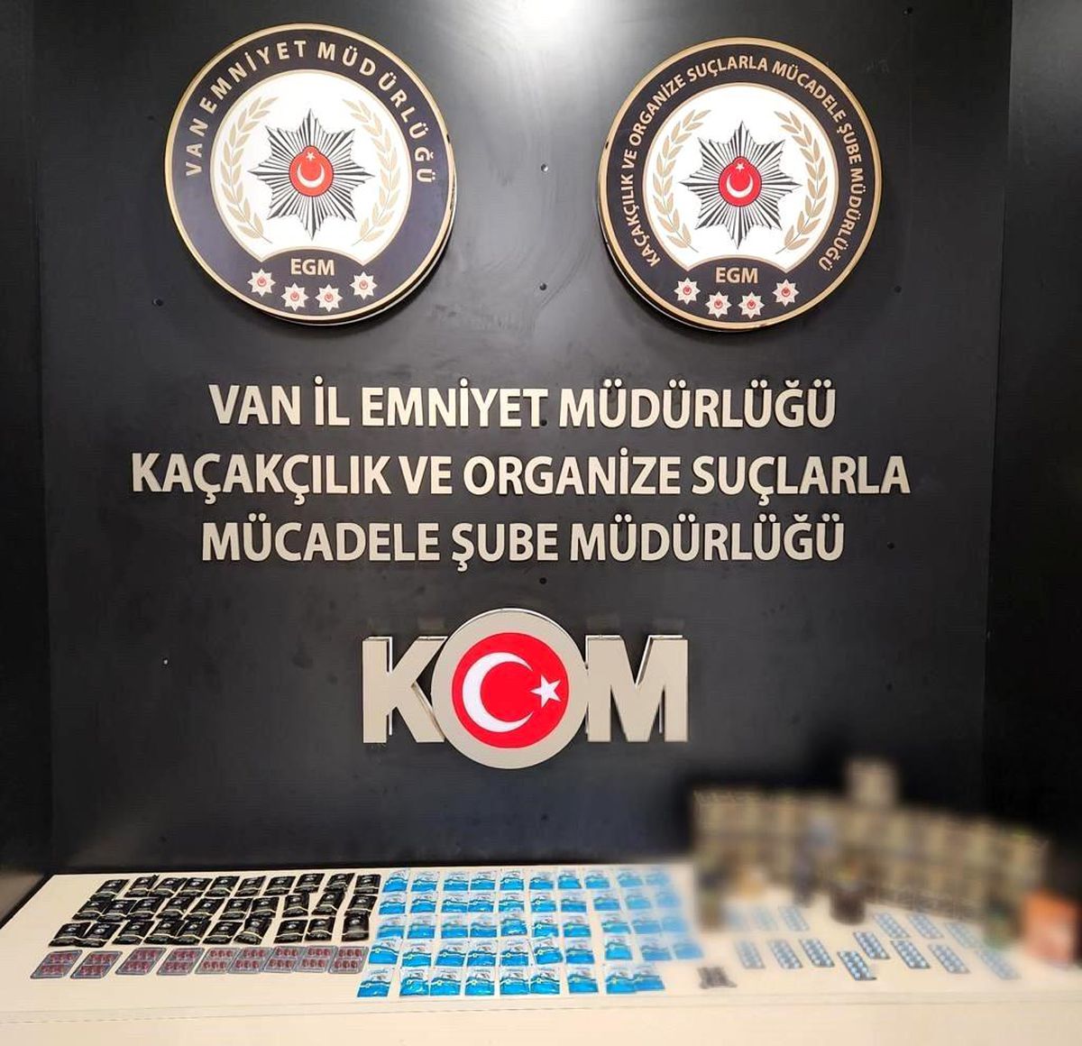 Van\'da gümrük kaçağı malzeme ele geçirildi