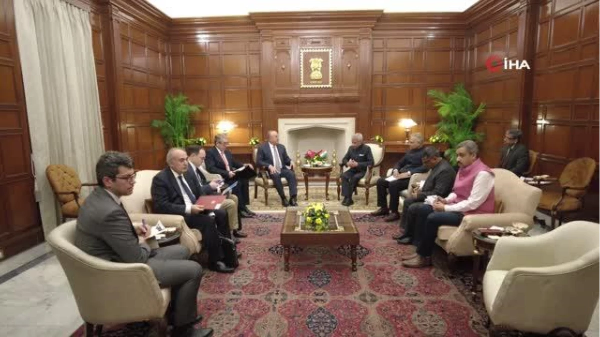 Dışişleri Bakanı Çavuşoğlu Hindistan\'daDışişleri Bakanı Çavuşoğlu, Hindistan Dışişleri Bakanı Jaishankar ile görüştü