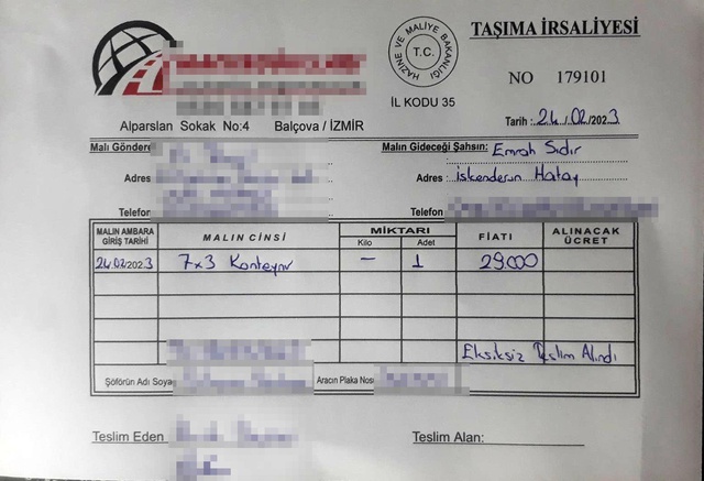 Dolandırıcılar bu kez 'Depremzedelere özel konteyner' ilanıyla dolandırdı Dolandırıcılar bu kez 'Depremzedelere özel konteyner' ilanıyla dolandırdı