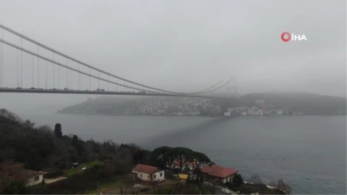 İstanbul\'da kartpostallık görüntüler: FSM Köprüsü\'nde büyüleyen sis manzarası böyle ile görüntülendi