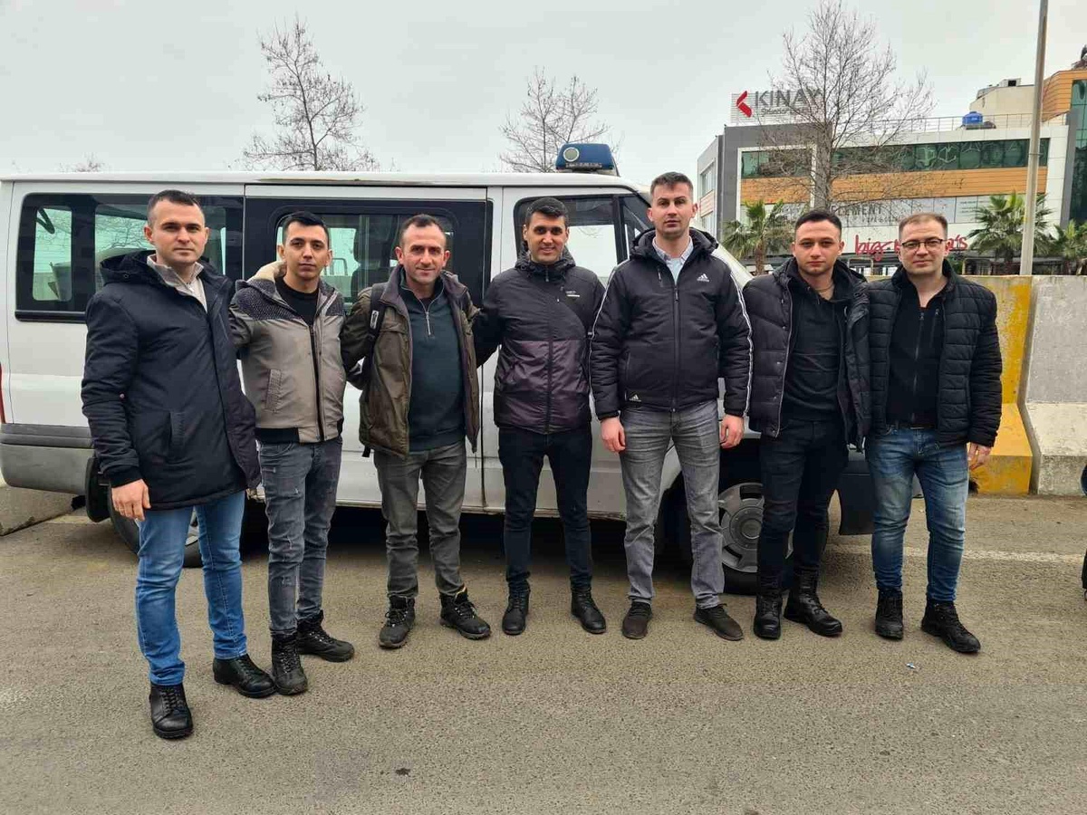 Muratlı\'dan çarşı ve mahalle bekçileri Malatya\'ya uğurlandı