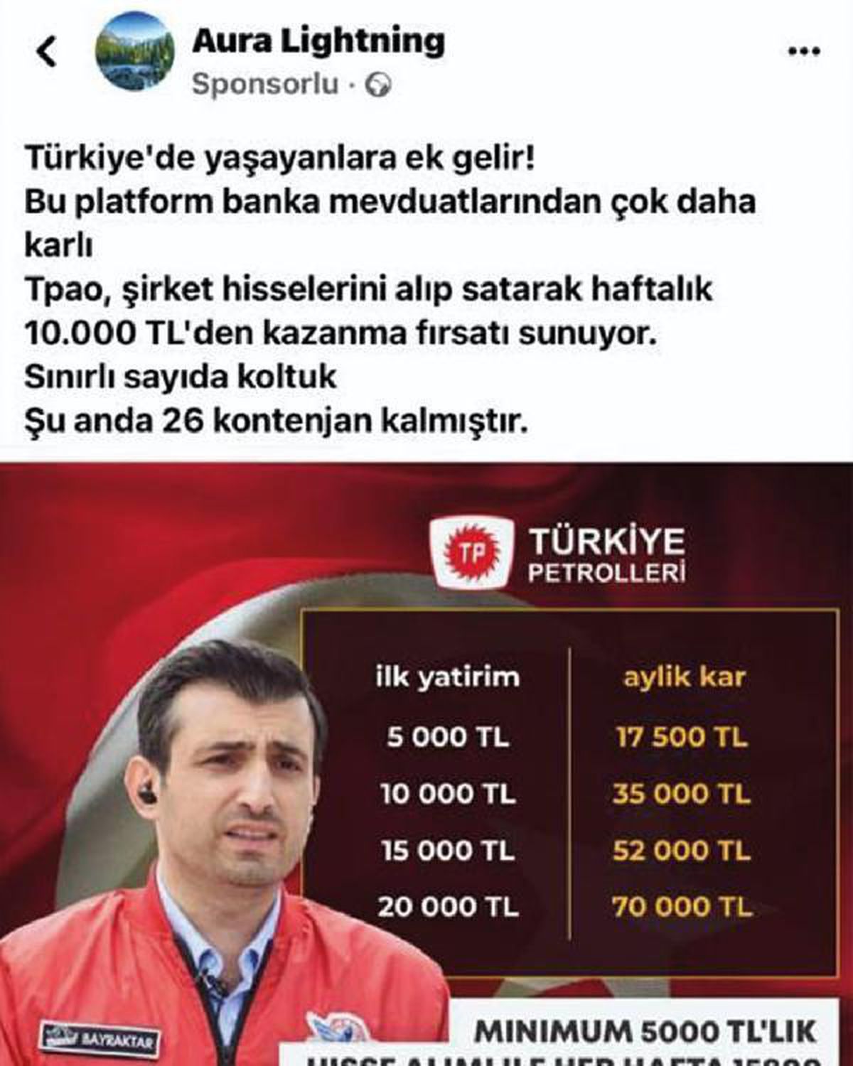 Baykar\'dan sosyal medyadaki \'dolandıcılık ilanlarına\' açıklama