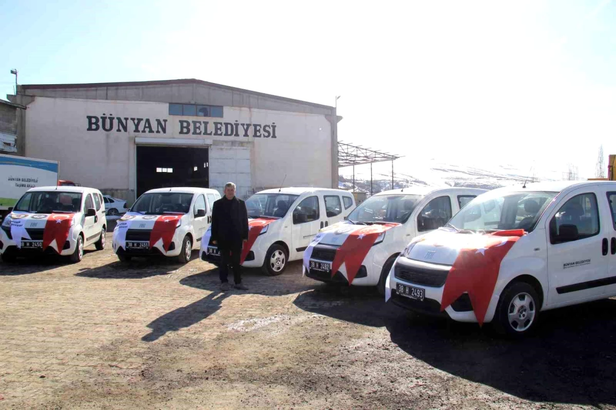Bünyan Belediyesi araç filosu büyümeye devam ediyor