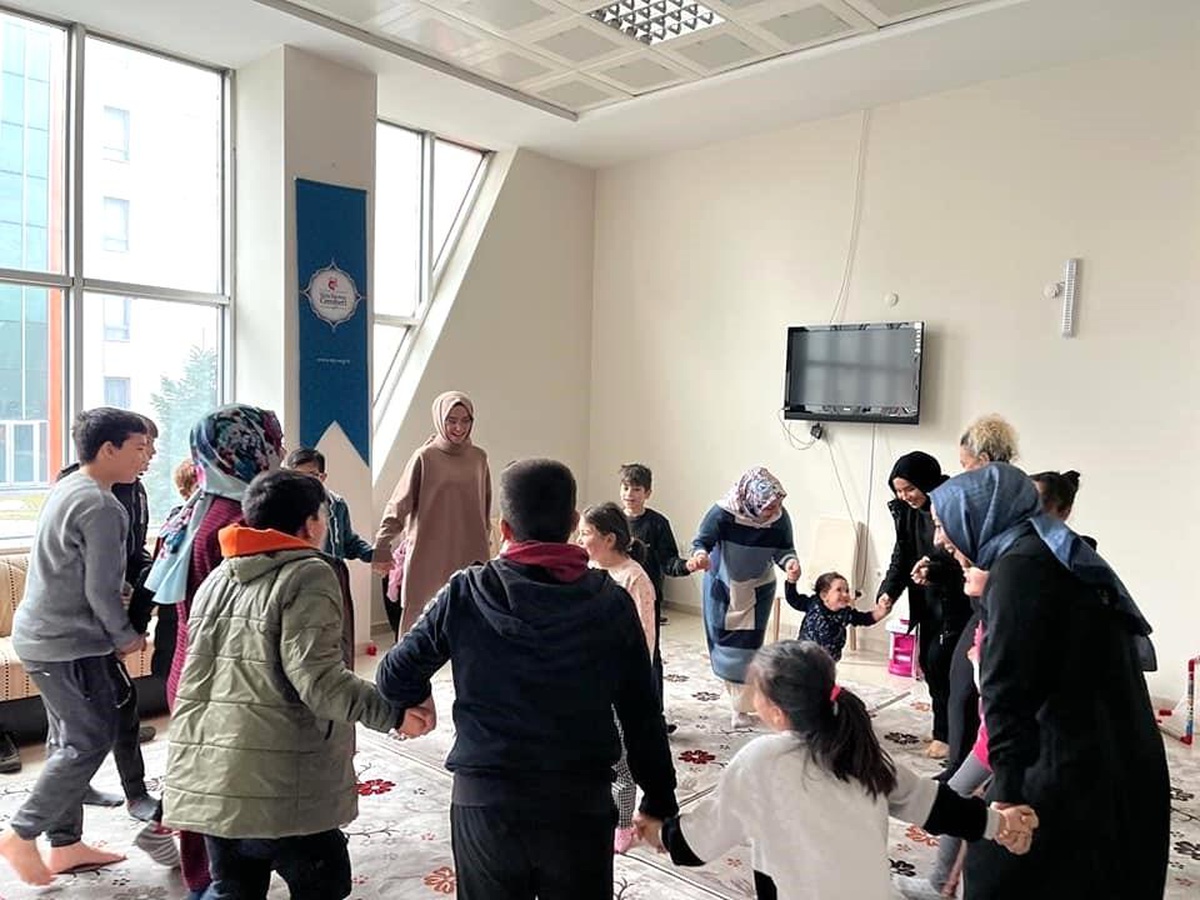 Kayseri\'de depremzede çocuklar için psikososyal etkinlik düzenlendi