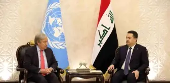 Guterres, Irak'ta Cumhurbaşkanı Reşid ve Başbakan Sudani ile görüştü