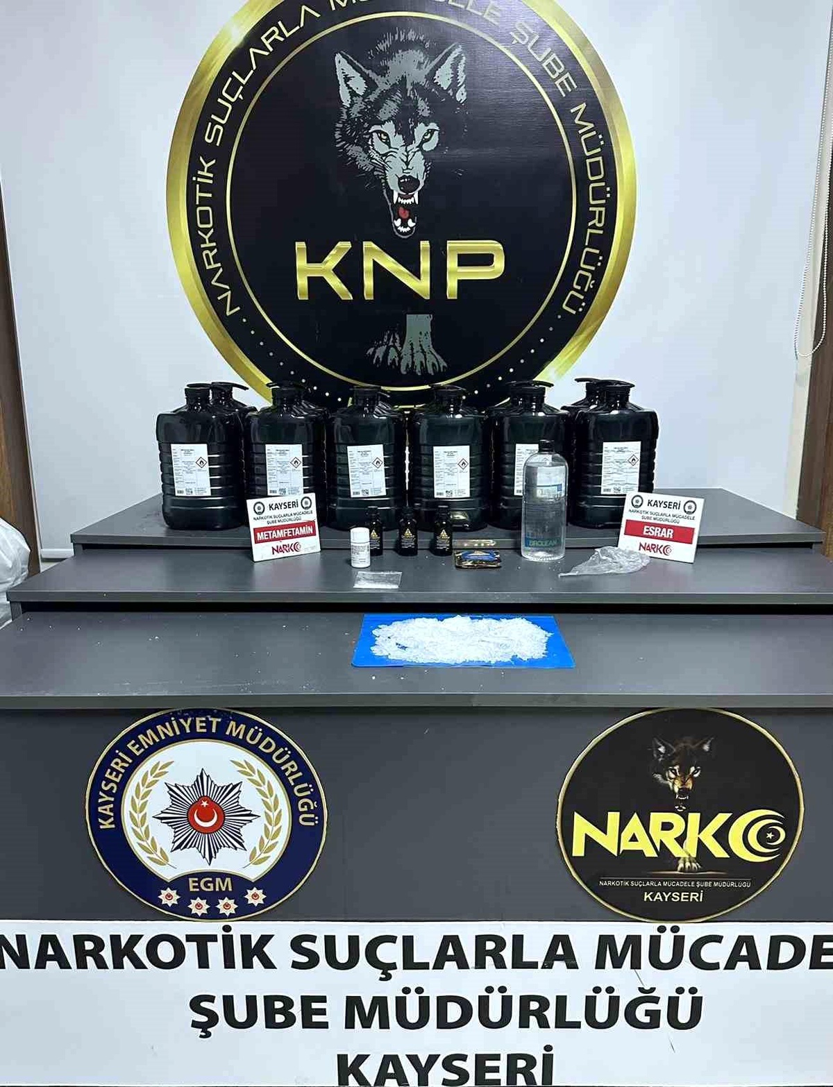 Kayseri\'de uyuşturucu operasyonu: 2 Gözaltı