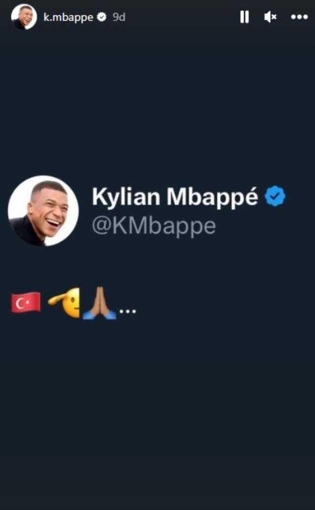 Kylian Mbappe'den destek mesajı! Bu projenin bir parçası olduğum için gurur duyuyorum